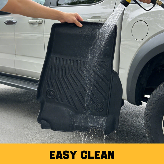 Trucktok 2017-2025 Ford F250 F350 F450 SuperCrew Cab All-Weather TPE Floor Mats
