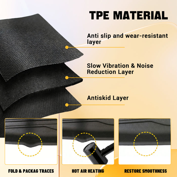 Trucktok 2012-2016 Ford F250 F350 F450 SuperCrew Cab All-Weather TPE Floor Mats