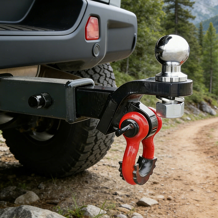 Trucktok 2" Receiver Trailer Hitch 38,500 lbs with Shackle & Lock Pin