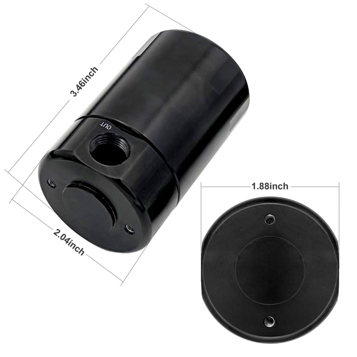 Trucktok 2011-2023 Ford 2.7L 3.5L 5.0L F150 EcoBoost Raptor Oil Catch Can Separator Kit