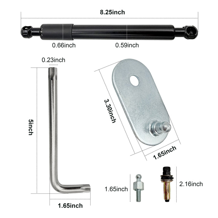 Trucktok 1997-2003 Ford F150 & 1999-2016 F250 F350 Tailgate Assist Shock Kit
