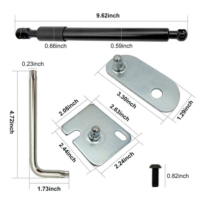 Trucktok 2017-2024 Ford F250 F350 F450 Tailgate Assist Shock Kit