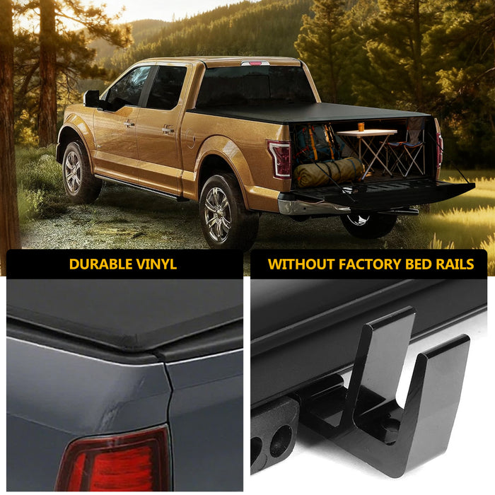 Trucktok 2019-2025 Dodge Ram 1500 New Body 6.4FT Soft Roll-Up Tonneau Cover Bed