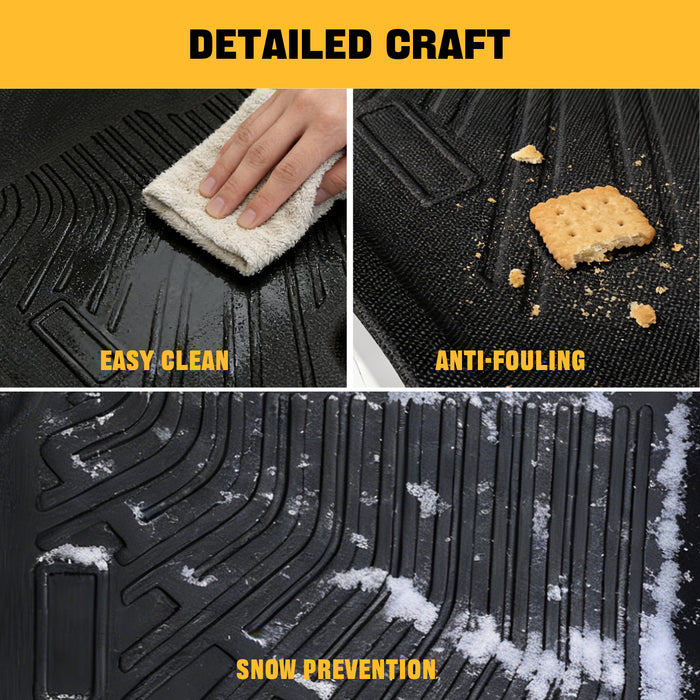 Trucktok 2004-2008 Ford F150 SuperCrew Cab All-Weather TPE Floor Mats