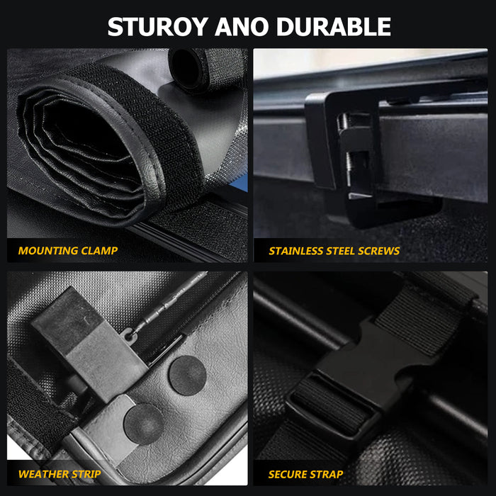 Trucktok 2017-2025 Ford F250 F350 Super Duty 6.8FT Soft Roll Up Tonneau Cover Truck Bed