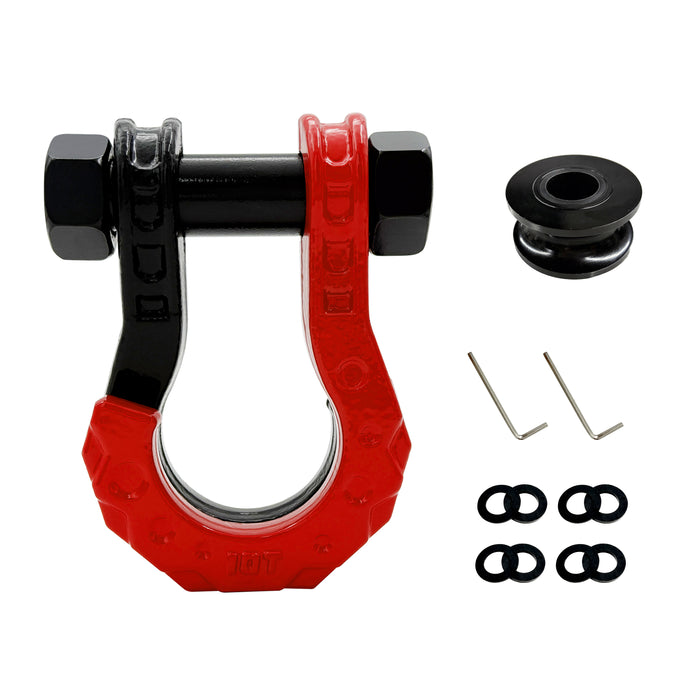 Trucktok 3/4" D-Ring Shackle 52,000 lbs Break Strength Recovery Pulley (1 Pair )