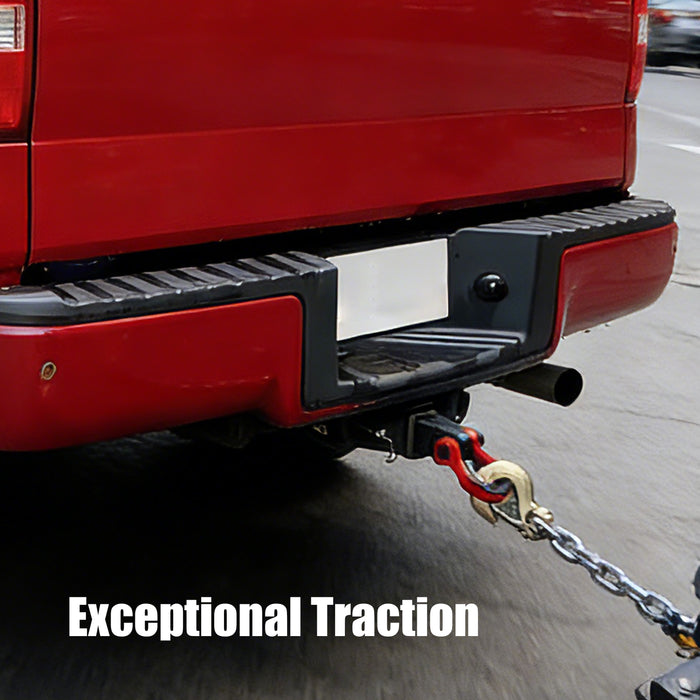 Trucktok 2" Receiver Heavy Duty Shackle Trailer Hitch with 5/8" Hitch Pin  3/4" D Ring Shackle 38,500 Lbs Break Strength